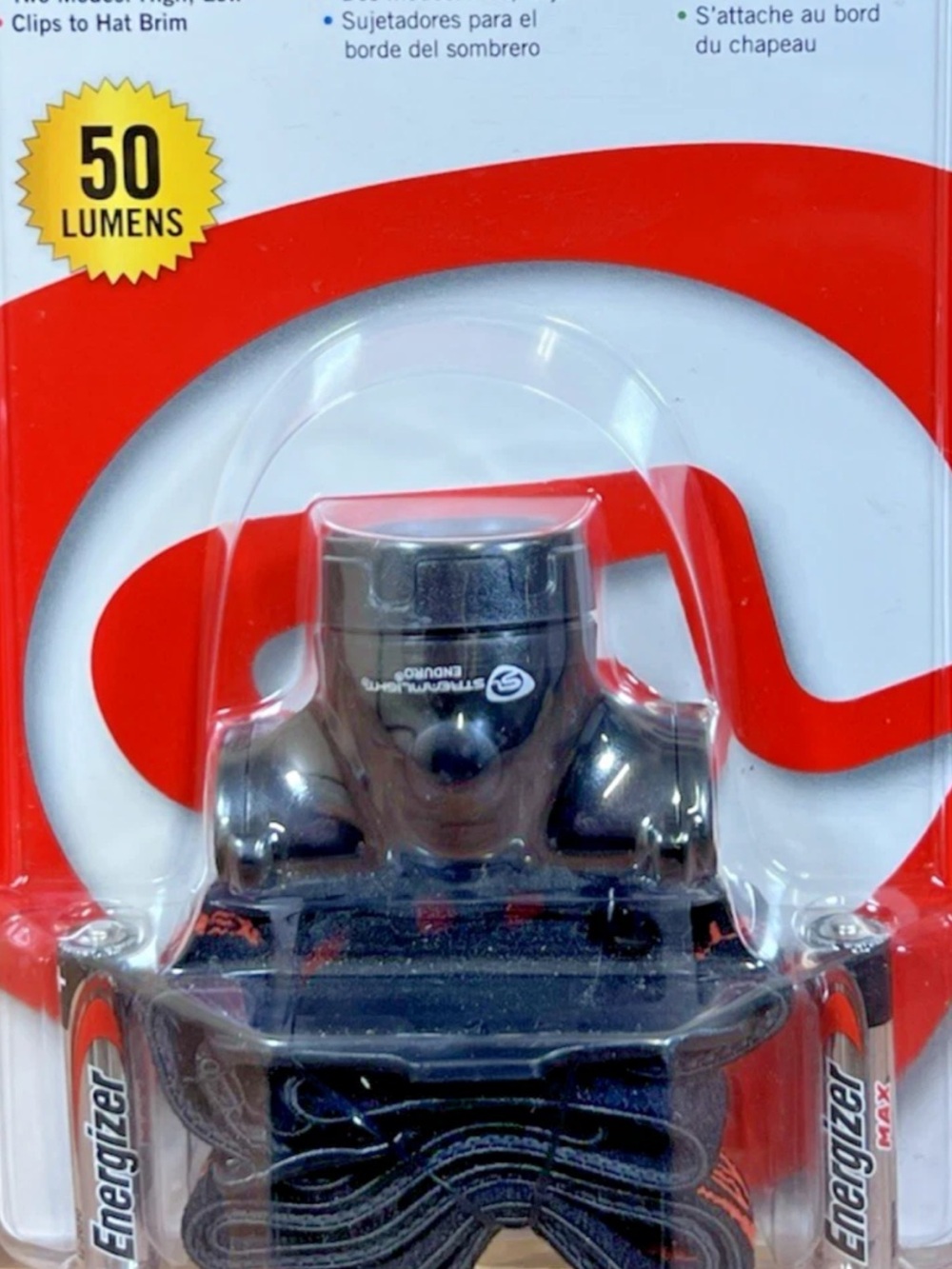 Streamlight Enduro 61400 LED Headlamp Black NEW Uses 2 AAA Batteries Hands-Free